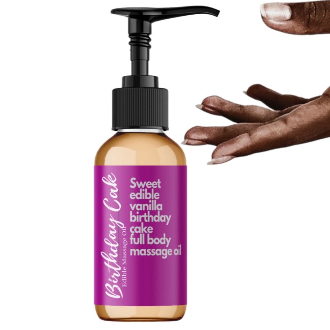 Birthday Cake Edible Body Massage Oil